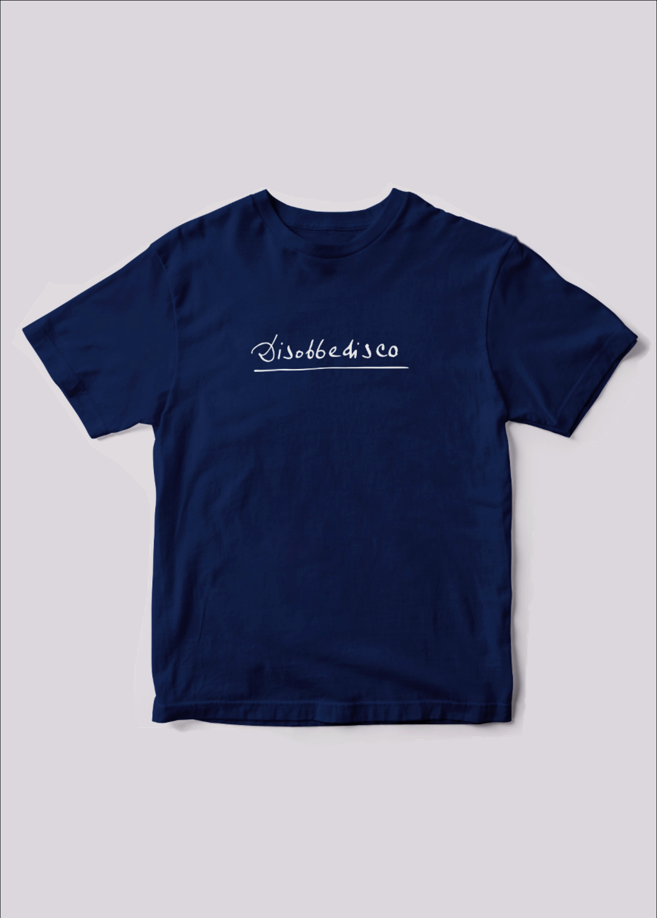 Maglietta Blu "Disobbedisco"