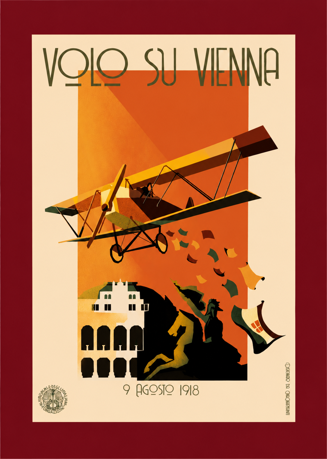 Manifesto "Volo su Vienna"