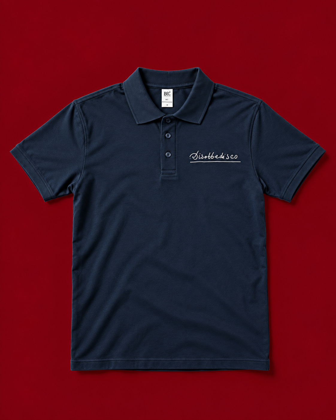 Polo Blu "Disobbedisco"