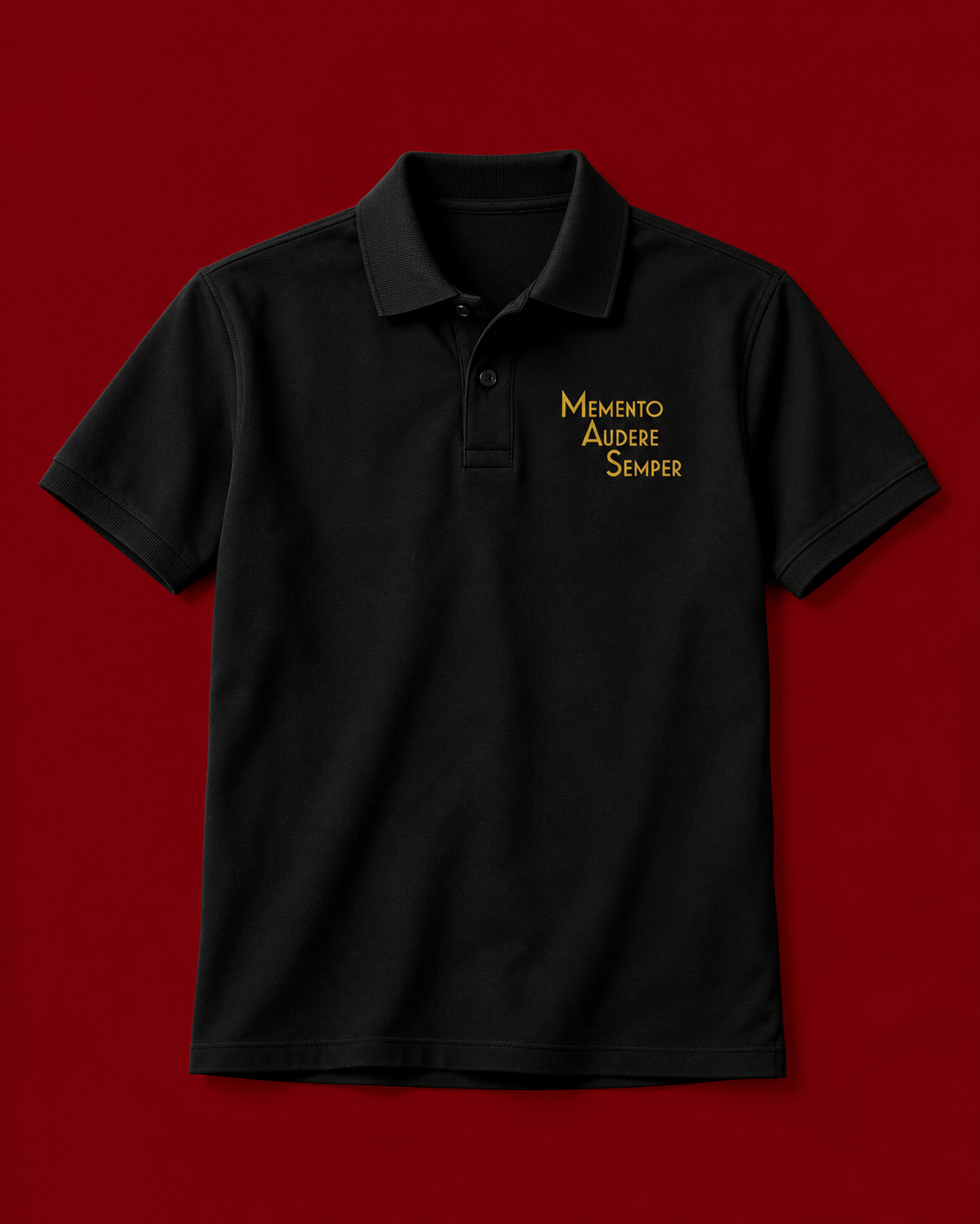 Polo nera "MAS"