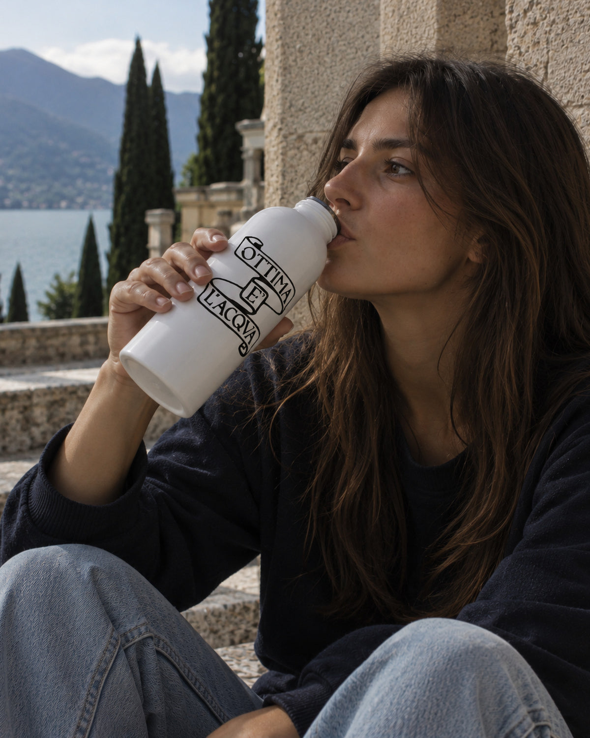 Borraccia "Ottima è l'acqua"