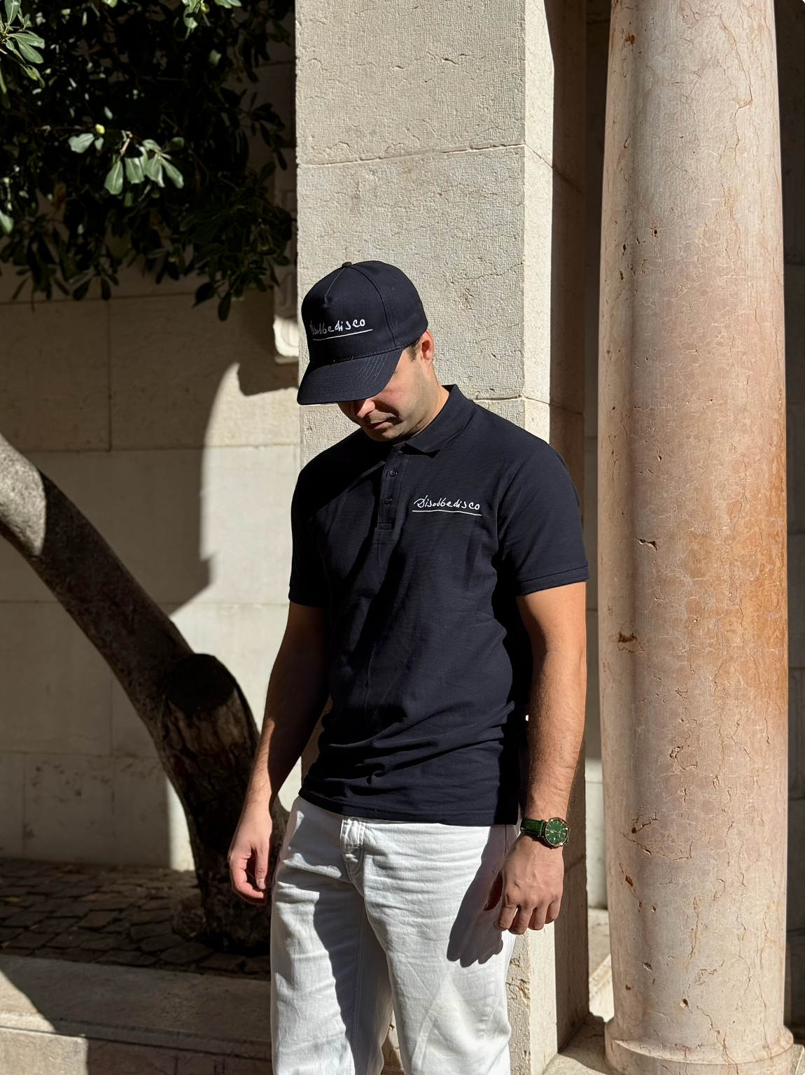 Polo Blu "Disobbedisco"