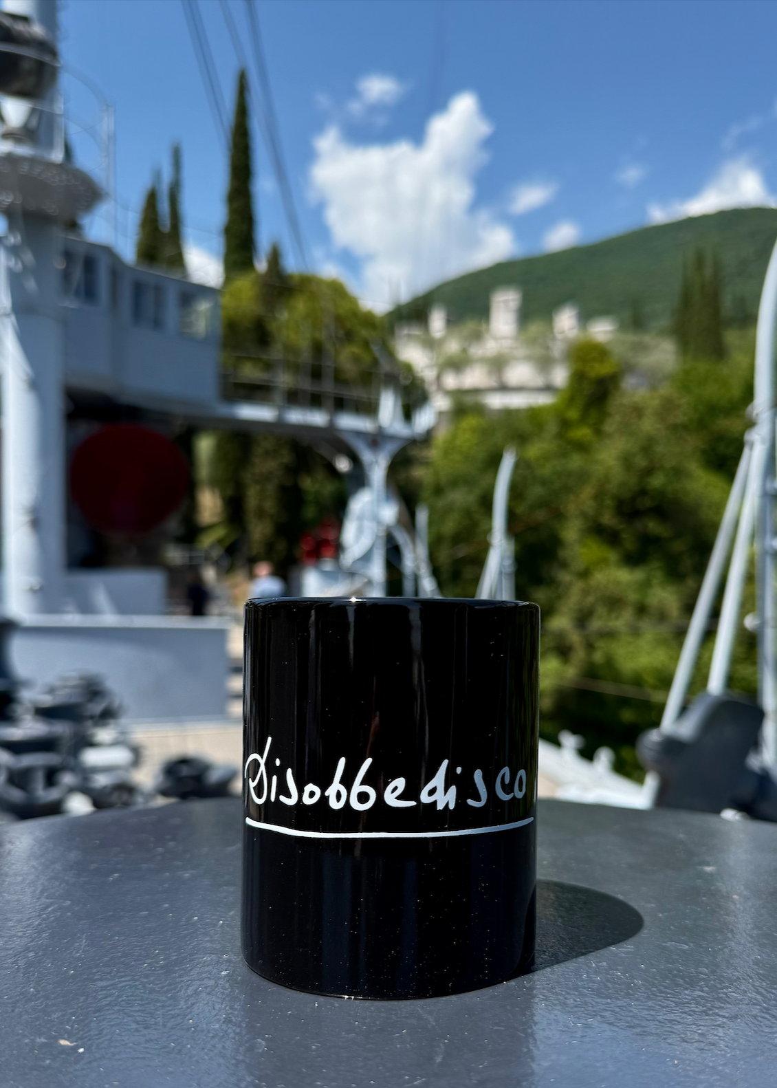 Tazza Mug con il motto "Disobbedisco"