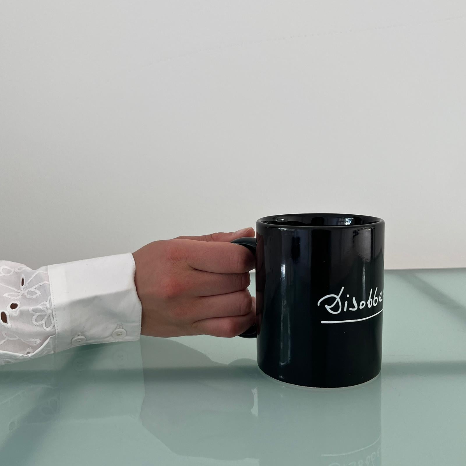 Tazza Mug con il motto "Disobbedisco"