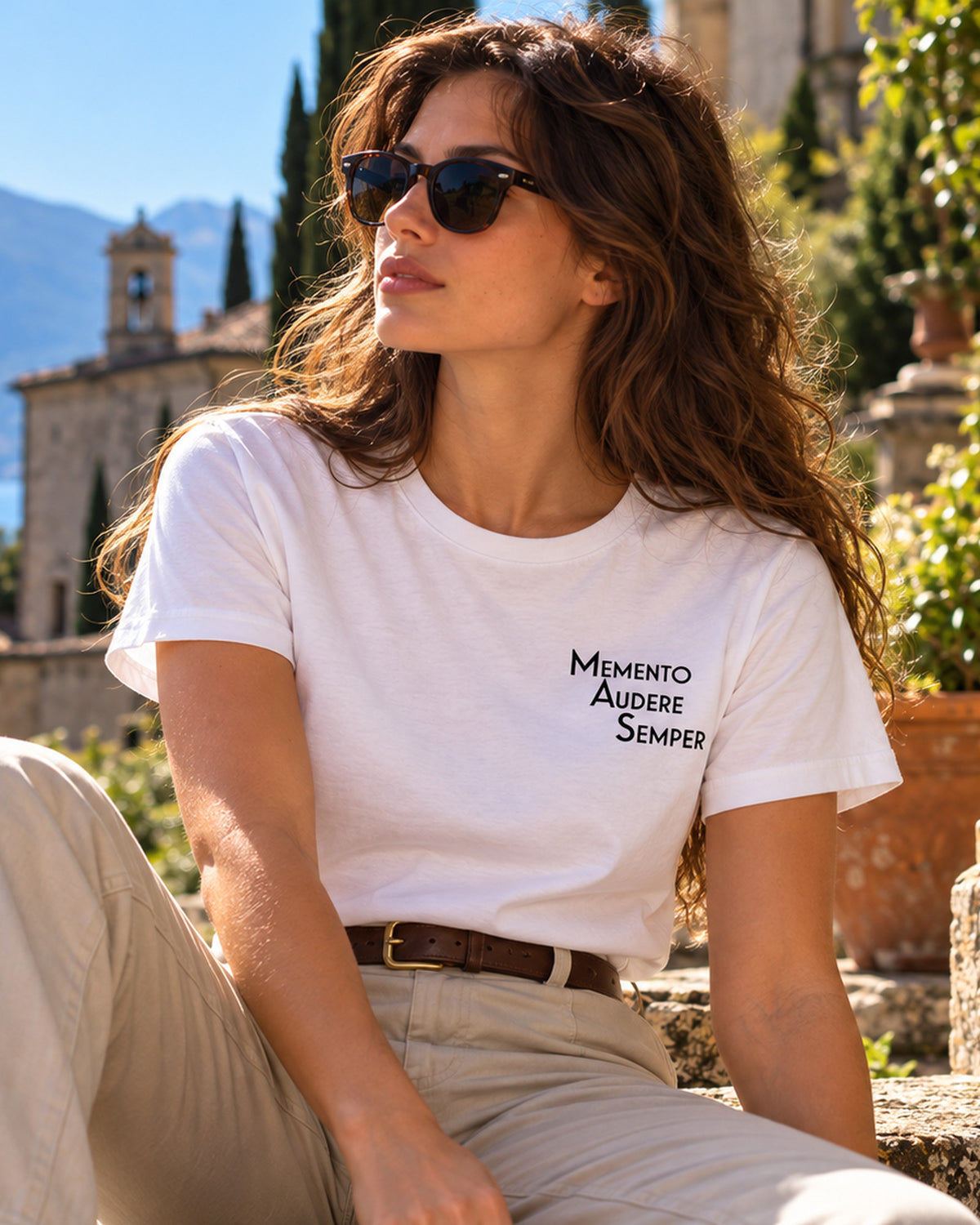 Maglietta bianca "MAS"