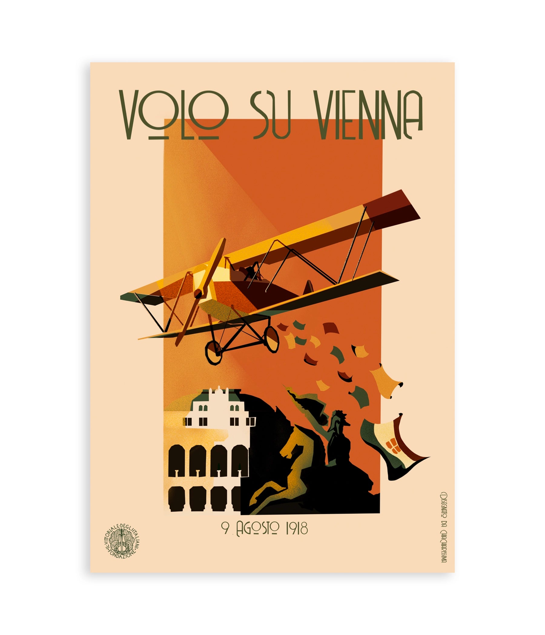 Manifesto "Volo su Vienna"
